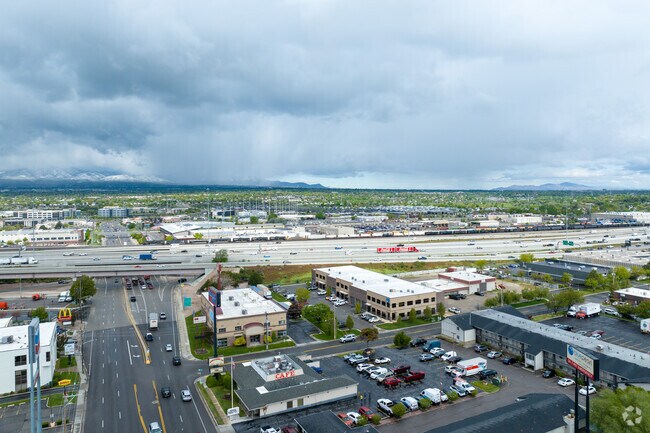 Interstate 15 runs through the Midvale neighborhood.