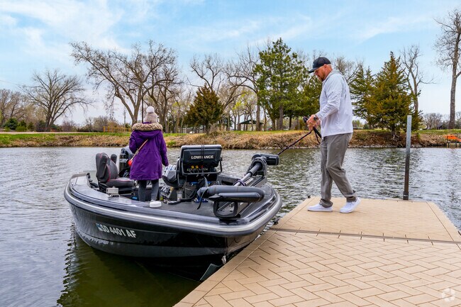 Get in the water and go fishing at Lake Mitchell.