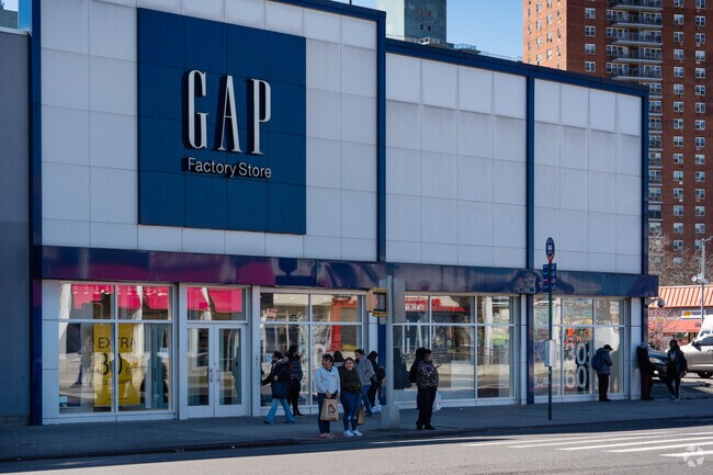 Gap Outlet at the Shops at Bruckner sells clothing and accessories.