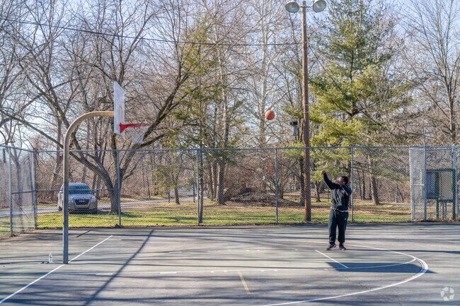 Practice your jump shot on the courts at Sand Island Park.
