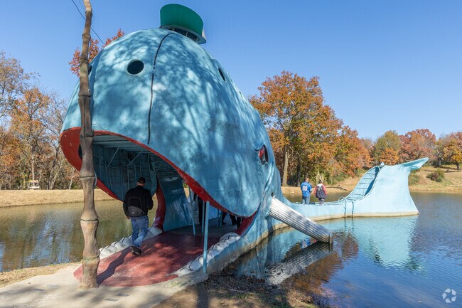 The Blue Whale in Catoosa is an icon of The Mother Road, a must see for road trippers and locals