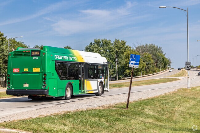 Catch a Metro bus in South Unified Broadway to explore greater Green Bay.