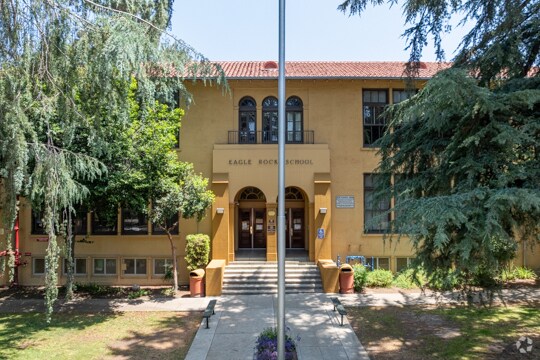 Eagle Rock Elementary School stands proudly with its classic architecture and welcoming entrance.