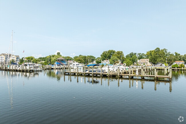 The marina in Salisbury sits along the Wicomico where the river widens in North Camden.