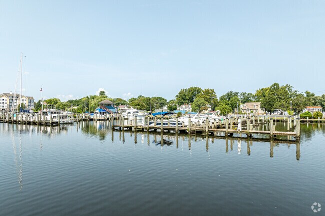 The marina in Salisbury sits along the Wicomico where the river widens in North Camden.