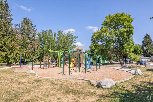 The Playground at Othello Park in Brighton Neighborhood in Seattle.