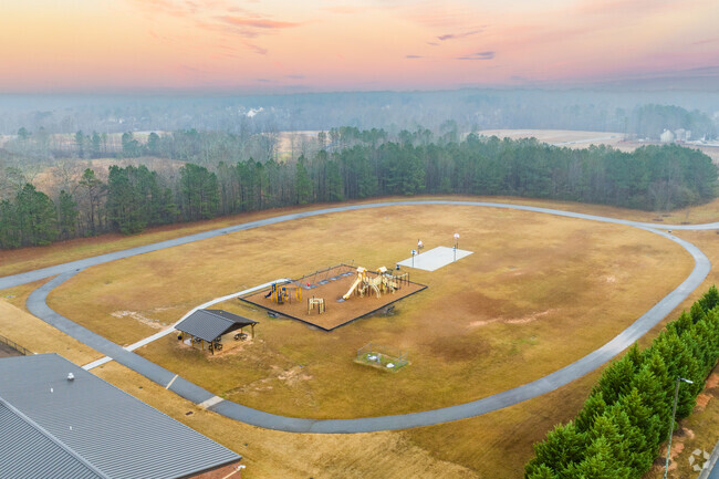 Providence Elementary School's campus coms equipped with spacious outdoor recreation area.