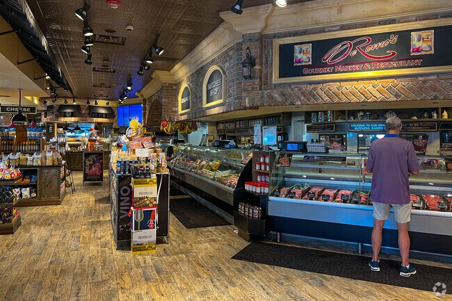 DeRomo's gourmet Italian market has an abundance of fresh foods for an amazing meal in Sorrento.