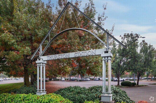 Thurston Station provides park-n-ride access for daily commuters in Thurston.