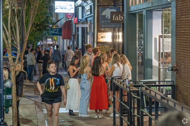 Locally owned retail chains line the streets of Athens found near Jennings Mill.