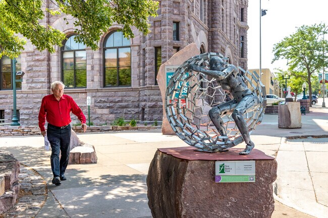 Cathedral residents enjoy a wide variety of art in downtown Sioux Falls.