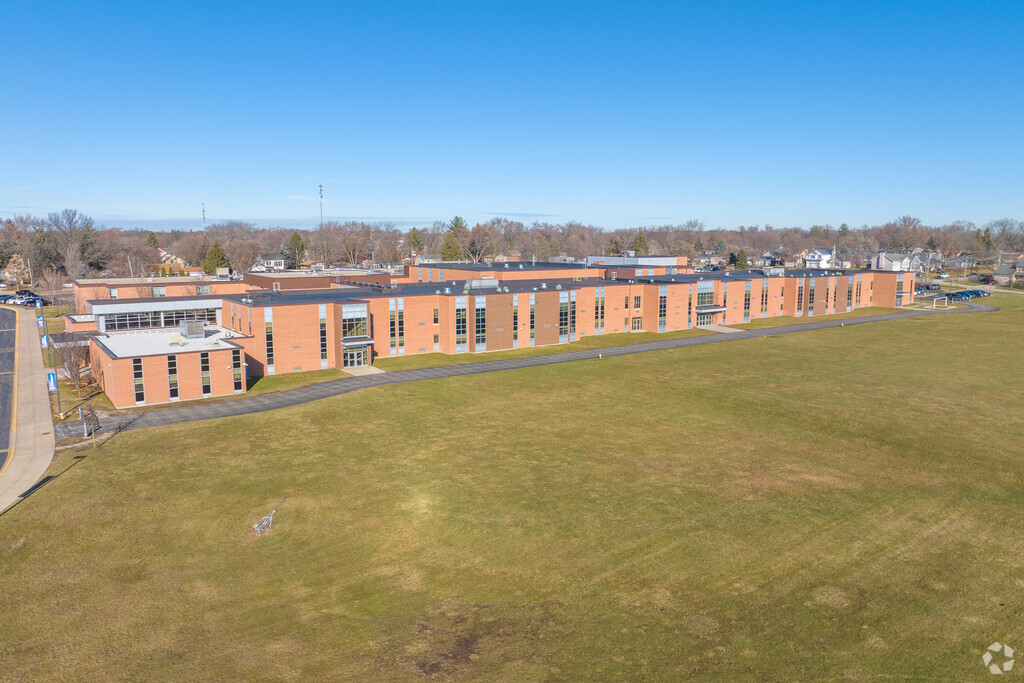 The beautiful campus of Leman Middle School includes modern amenities for students.