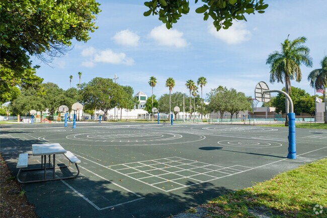 West Hollywood Elementary basketball courts and sport facilities.