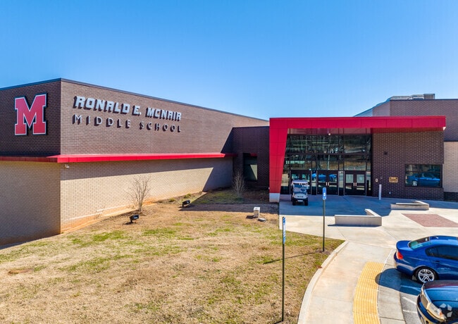 Ronald McNair Middle School Front Entrance