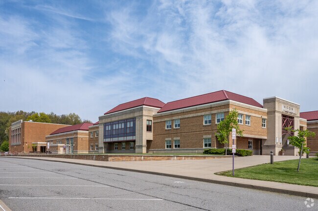 Moon Area Middle School offers a dedicated math lab for Crescent students.