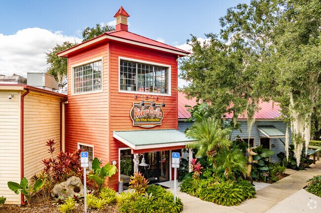 Locals enjoy waterfront dining at RiverGrille on the Tomoka in Ormond Beach.