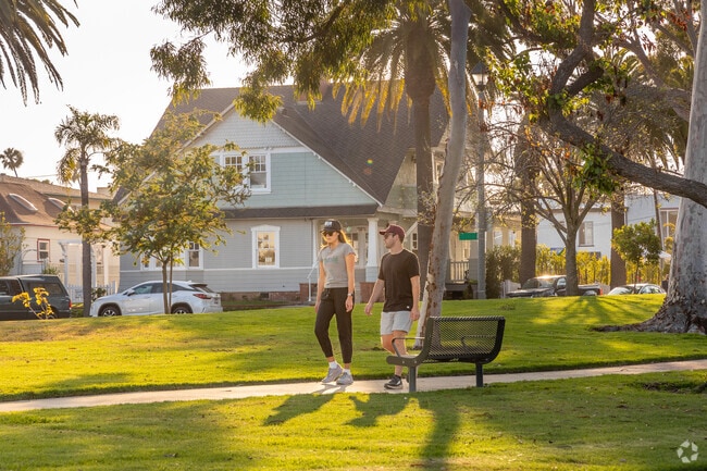 Locals love the interior of the Electric Avenue Median Park, which stretches nearly a mile.