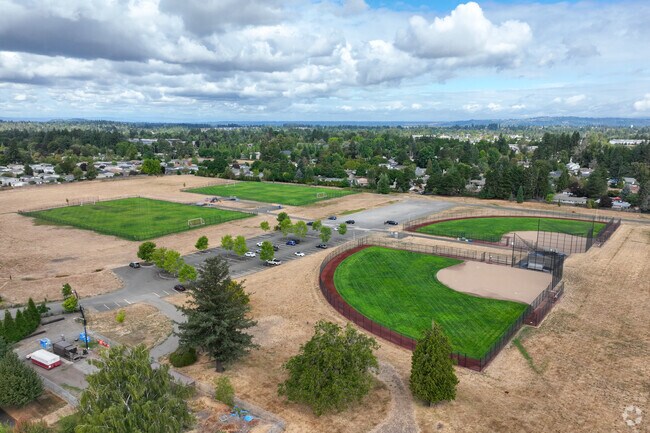 Enjoy a wide variety of sports at the Gradin Community Sports Park in Mount Hood.