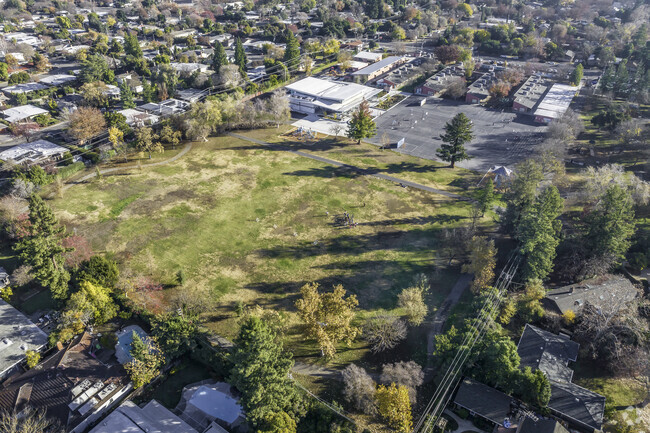 The beautiful campus of Cesar Chavez Elementary School includes modern amenities for students.