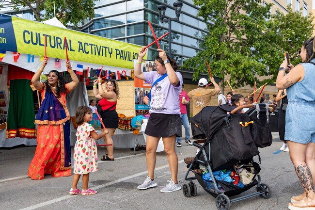 Residents can experience international food and culture at the World Food and Music Festival.