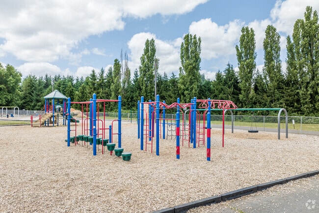 The Playground at  at Stafford Primary School.
