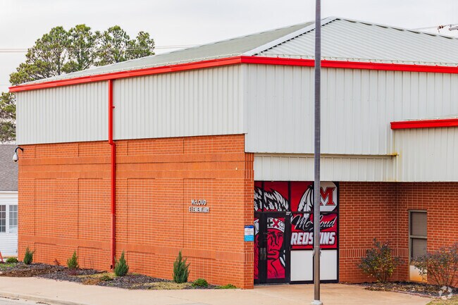 McLoud Elementary School offers gym for children.