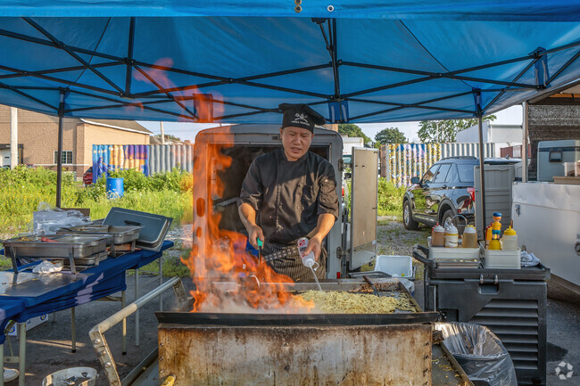 The Market & Food Truck Corral in West Glens Falls is a family friendly event with live music.