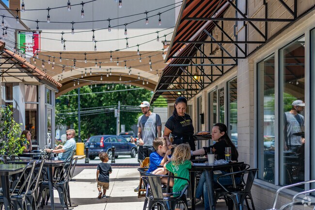 Hamilton Hills families love the many food choices at Quaker Village.