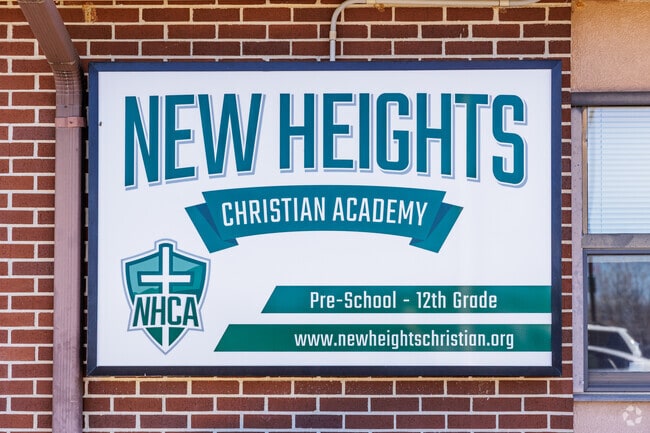 New Heights Christian Academy has an average enrollment of around 600 students.