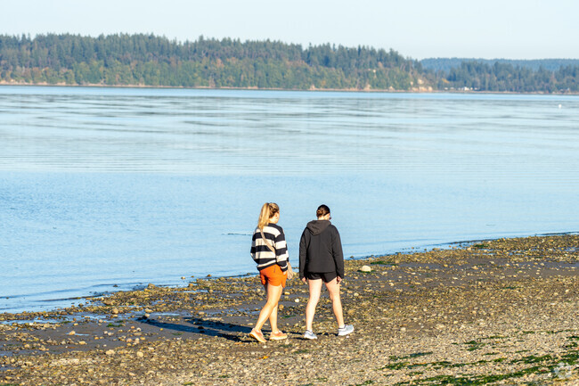 Take a walk along the shore at the Tolmie State Park, just outside of the Jubilee neighborhood.