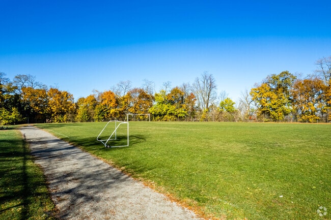 The large soccer field at Pittsburgh Beechwood K-5 allows students to improve their skills.