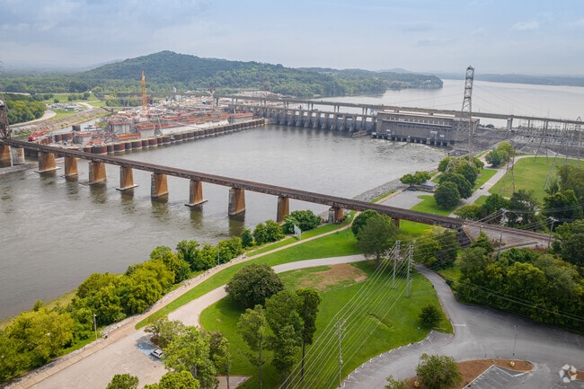 The Riverwalk Park begins its 13-mile route at Chickamauga Dam in Riverside.