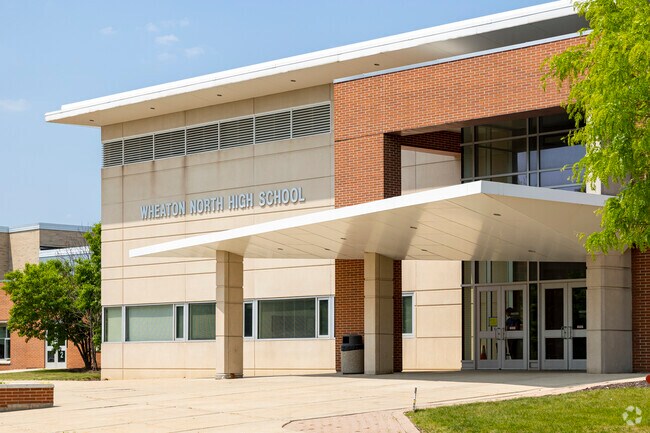 Wheaton North High School offers A-plus academics close to Downtown Wheaton.