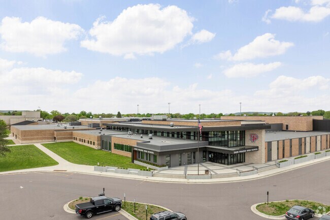 Sauk Prairie High School has approximately 890 students.