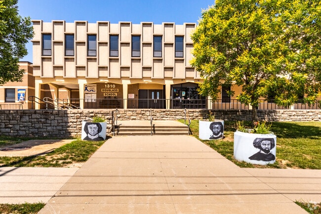 Douglass Elementary School is named after Frederick A. Douglass in Kansas City.