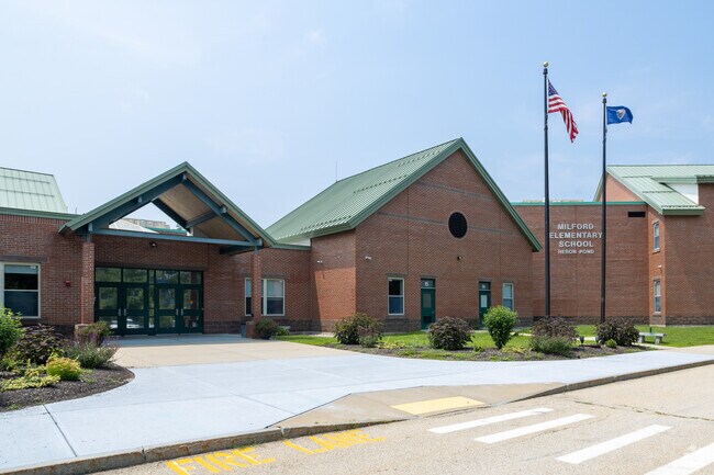 Heron Pond Elementary School provides education for Milford children.