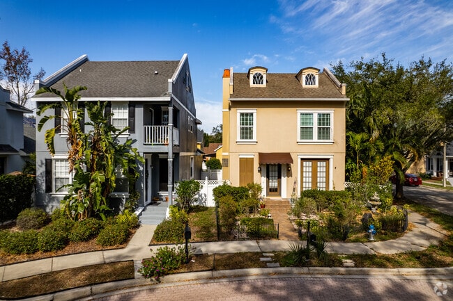 Townhome units offer multi-family living in Orlando's Milk District.