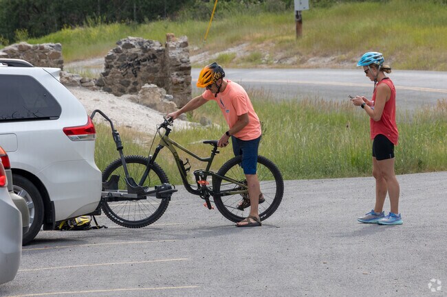 Cycling enthusiasts love the challenge of the Gulches trails.