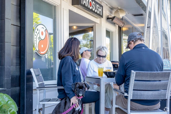 TakoSushi has an eclectic menu including Mexican, Southwestern, and Asian specialties.