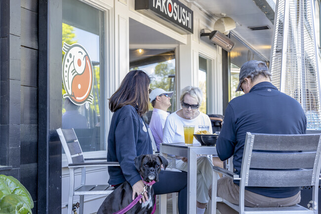 TakoSushi has an eclectic menu including Mexican, Southwestern, and Asian specialties.