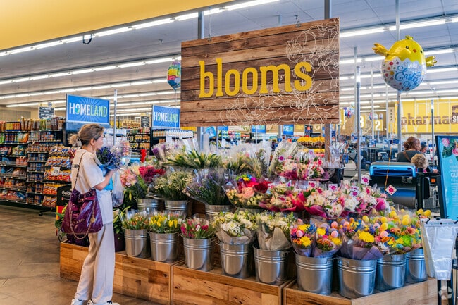 Homeland near Classen North Highland Park stocks a variety of flowers for locals to choose from.