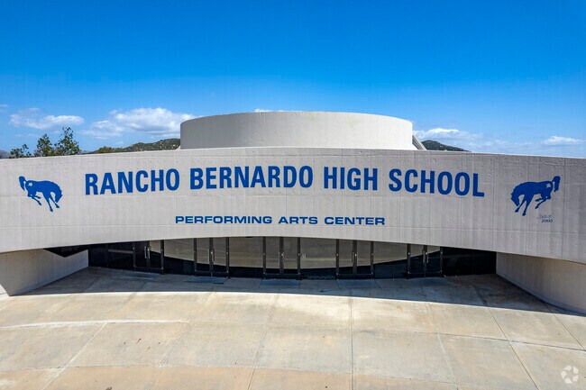 Rancho Bernardo Bernardo Heights High School Arts Center Entrance