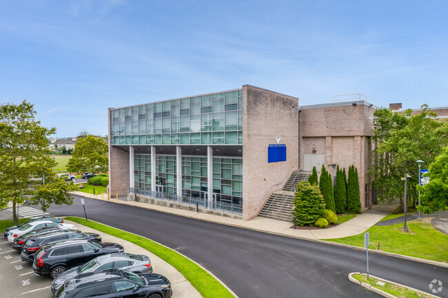 Students enjoy walking around campus at Fairfield Ludlowe High School in Fairfield.