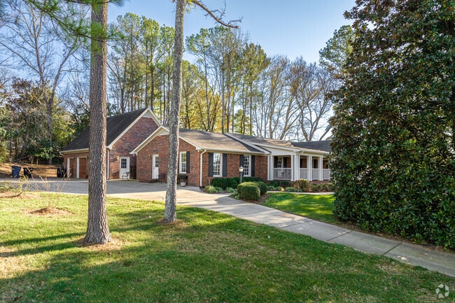 Nestled among the woods, larger homes in Hampshire are common, offering scenic views.