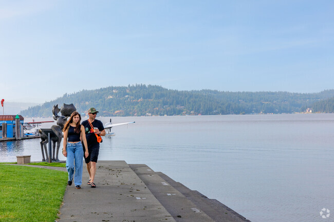 Liberty Lake residents can visit Independence Point located downtown on Coeur d'Alene Lake.