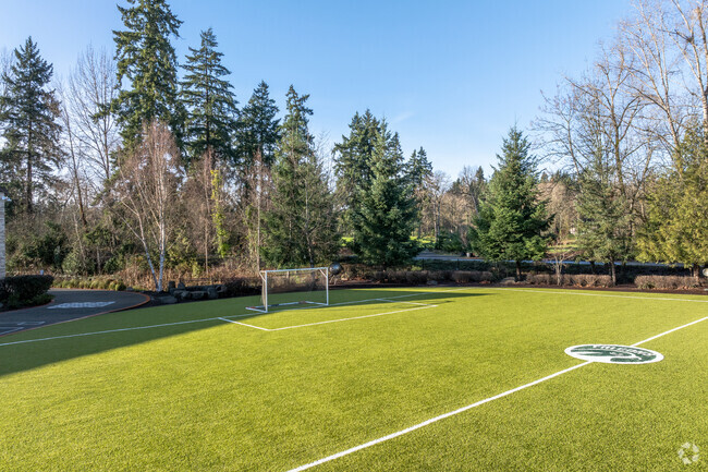 St. Thomas School soccer field.