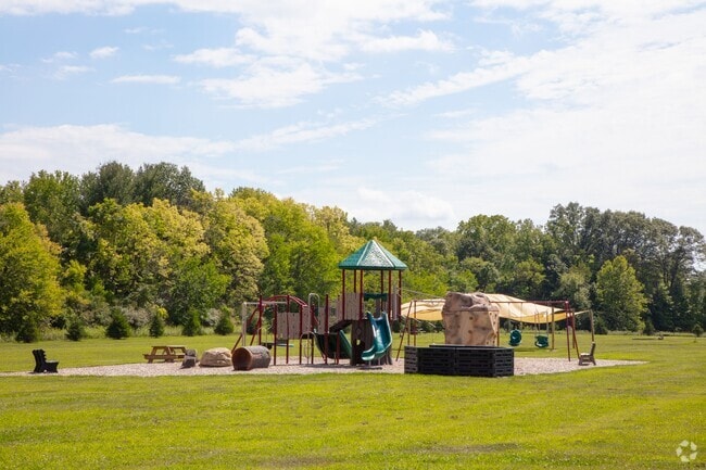 Kids love the playground at Pecar Park in Avon.