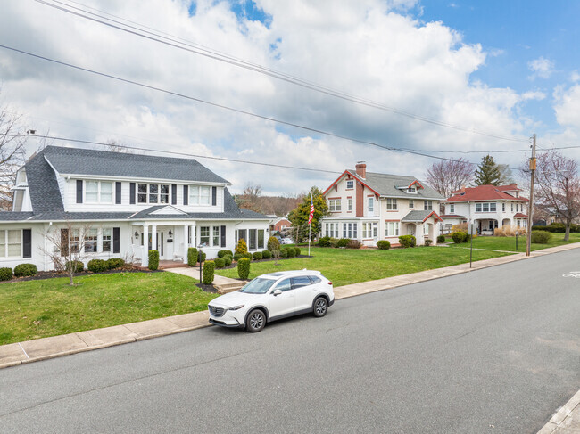 North End includes larger Colonial homes.