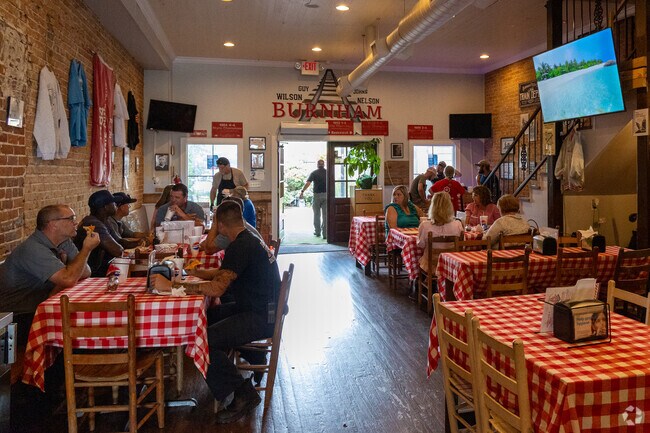 Burnham Pizza Company serves many different types of pies and chicken wings.