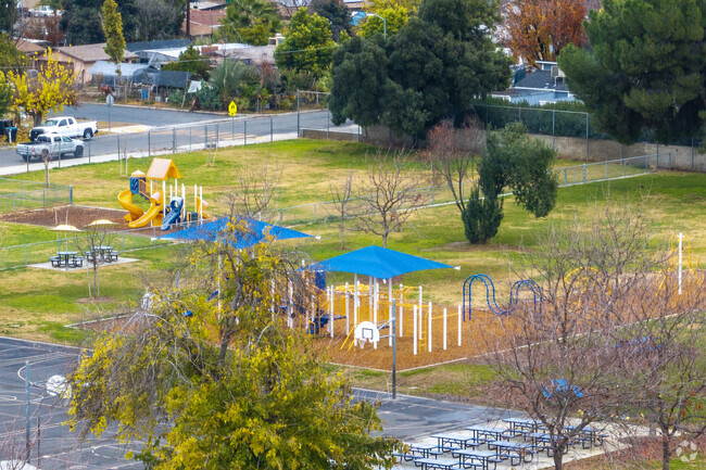 The playground at Turner Elementary School in Fresno.